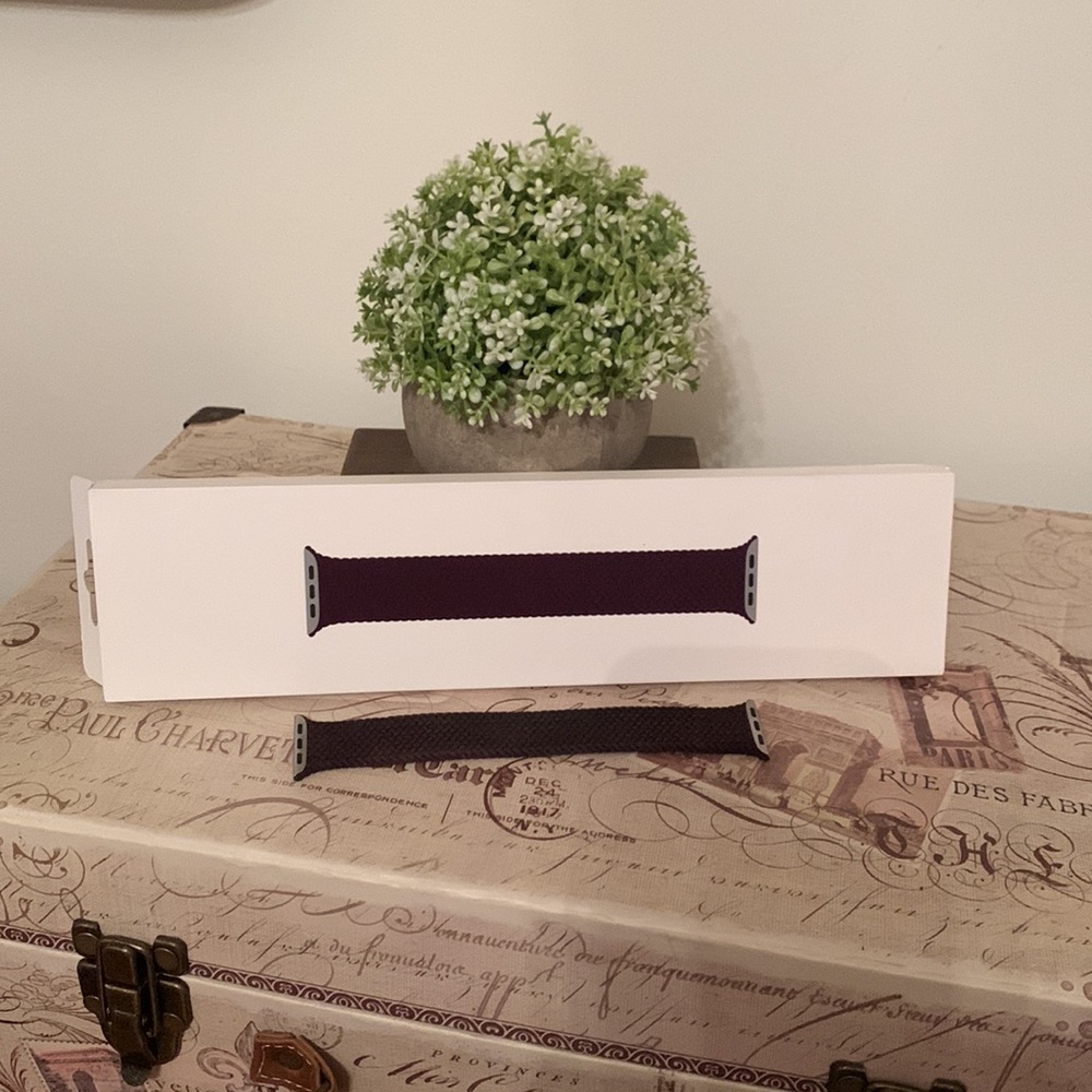 Apple Watch Braided Solo Loop (Dark Cherry)